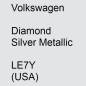 Preview: Volkswagen, Diamond Silver Metallic, LE7Y (USA).